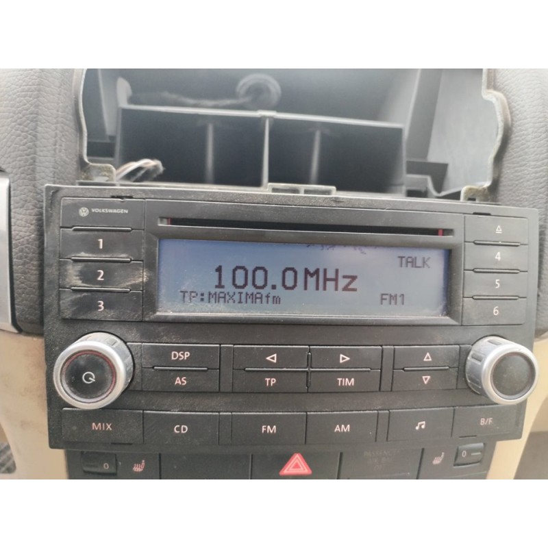 Recambio de sistema audio / radio cd para volkswagen touareg (7la) tdi r5 referencia OEM IAM - Negro 4