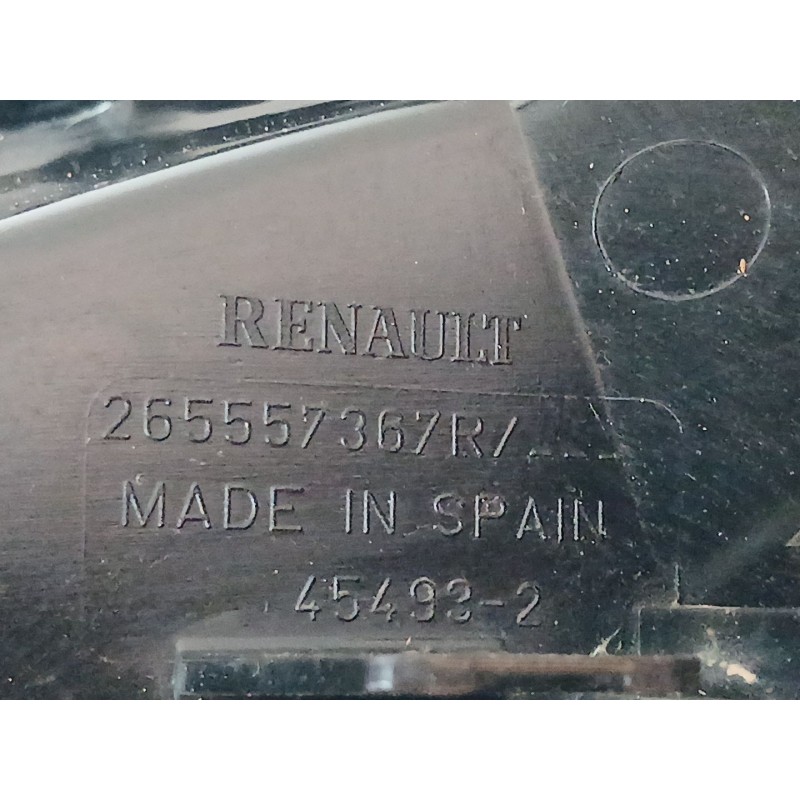 Recambio de piloto trasero izquierdo para renault captur zen referencia OEM IAM 265557367R - Blanco 2