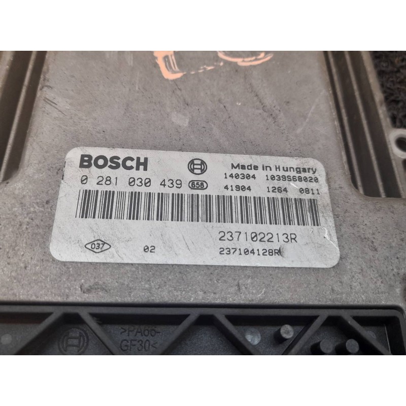 Recambio de centralita motor uce para dacia logan ii ambiance referencia OEM IAM 0281030439 237102213R BOSCH - Blanco 2