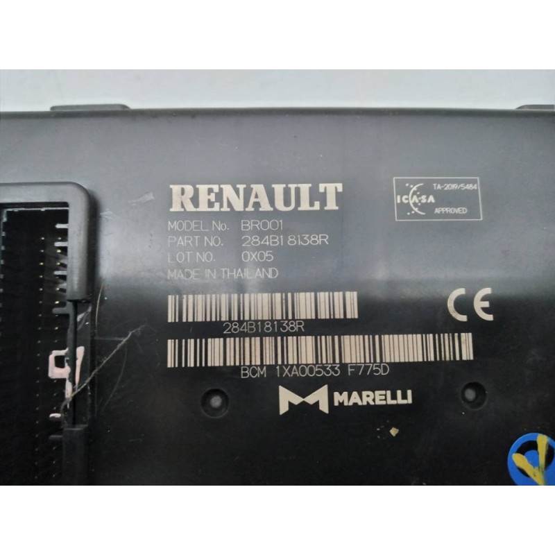 Recambio de centralita check control para dacia sandero iii stepway comfort referencia OEM IAM 284B18138R - Rojo 2