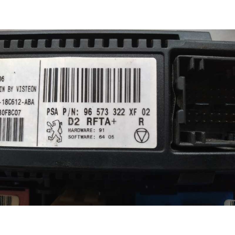 Recambio de mando climatizador para peugeot 407 st confort referencia OEM IAM 96573322XF - Negro 2