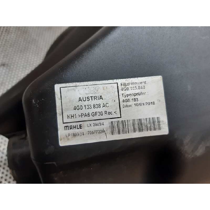 Recambio de filtro aire para audi a6 allroad quattro (4gj) 3.0 tdi clean diesel referencia OEM IAM 4G0133843  MAHLE 3