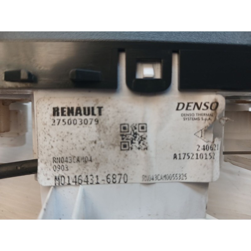 Recambio de mando calefaccion / aire acondicionado para dacia sandero iii stepway comfort referencia OEM IAM 275003079 M01464316 - Rojo 2