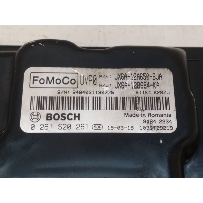 Recambio de centralita motor uce para ford focus st-line referencia OEM IAM JX6A12A650BJA 0261S20261 BOSCH 3