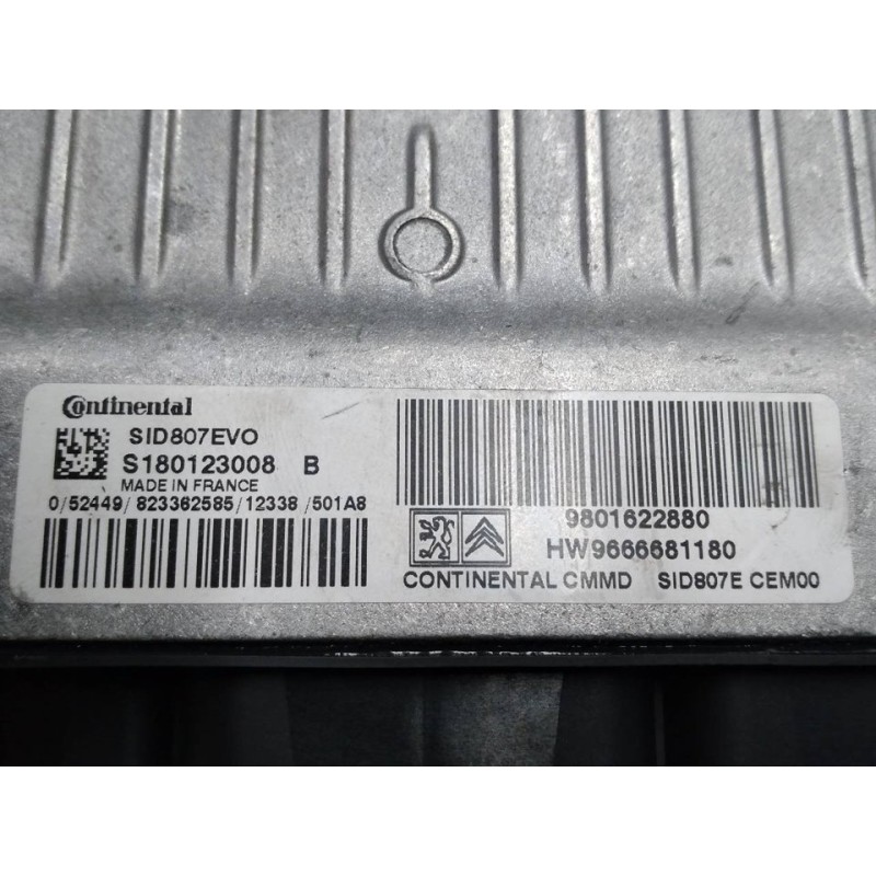 Recambio de centralita motor uce para peugeot 308 sw envy referencia OEM IAM 9801622880 9666681180 S180123008 - Negro 2