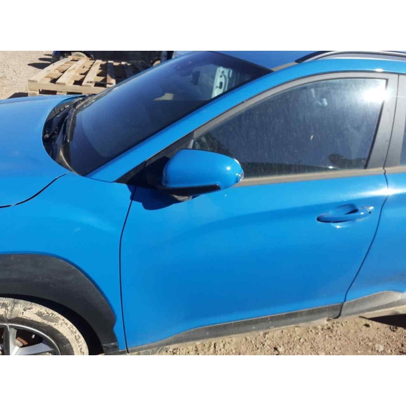 Recambio de puerta delantera izquierda para hyundai kona maxx 2wd referencia OEM IAM - Azul 2