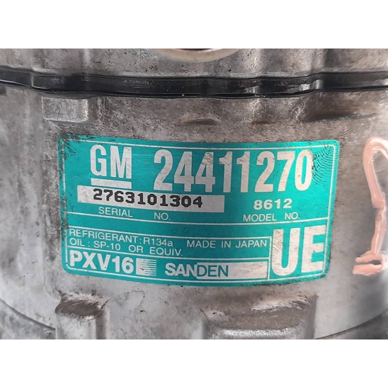 Recambio de compresor aire acondicionado para opel vectra c berlina club referencia OEM IAM 24411270 8612 SANDEM 2