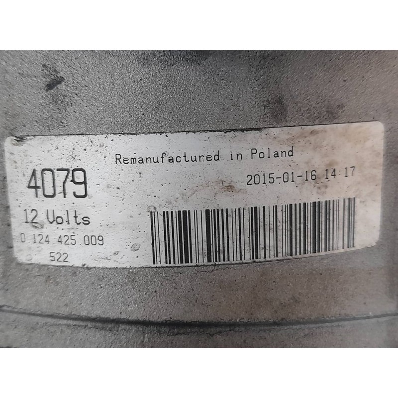 Recambio de alternador para opel vectra c berlina club referencia OEM IAM 0124425009 2
