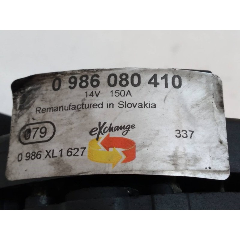 Recambio de alternador para renault clio iii emotion referencia OEM IAM 0986080410 0986XL1627 - Rojo 6