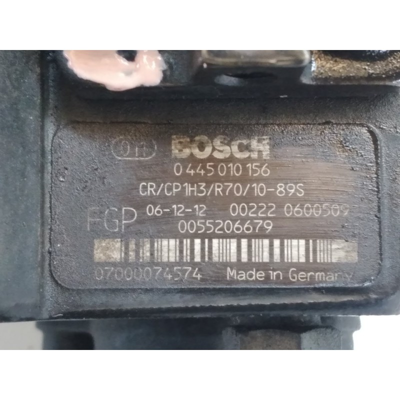 Recambio de bomba inyeccion para opel zafira b enjoy referencia OEM IAM 0445010156  BOSCH - Negro 2