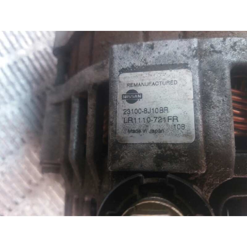 Recambio de alternador para nissan altima (l31) 3.5 referencia OEM IAM 231008J10BR 1110721FR 6