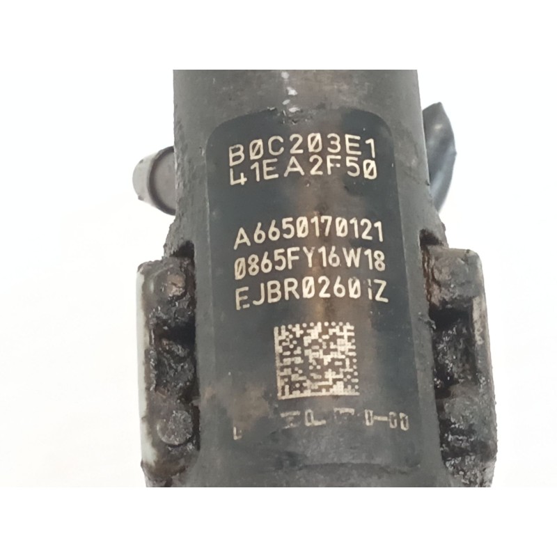 Recambio de inyector para ssangyong rexton / rexton ii (gab_) 2.7 xdi referencia OEM IAM A6650170121 EJBR02601Z - Negro 2