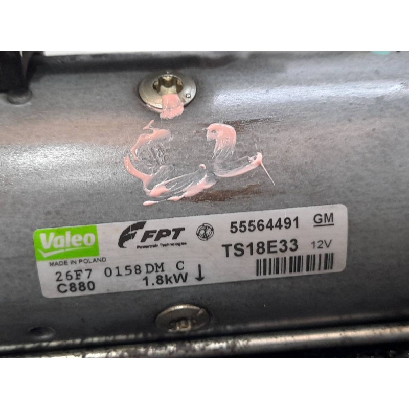 Recambio de motor arranque para opel corsa d cosmo referencia OEM IAM 55564491 VALEO - Negro 4