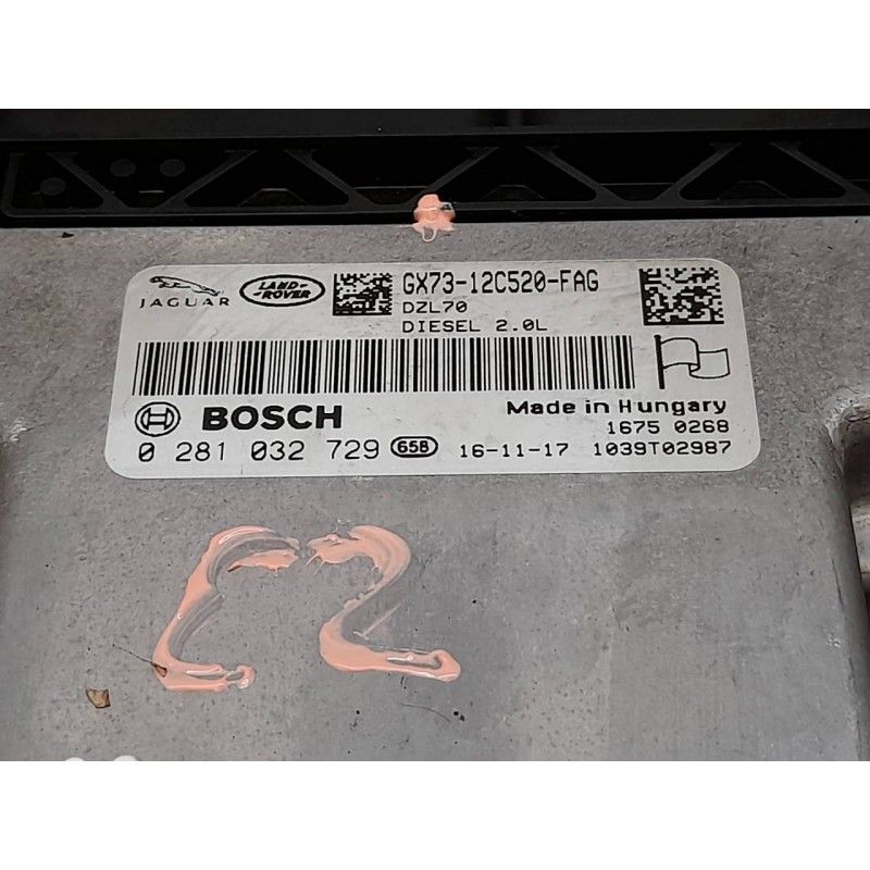 Recambio de centralita motor uce para jaguar xe prestige referencia OEM IAM 0281032729 GX7312C520FAG BOSCH - Azul 4