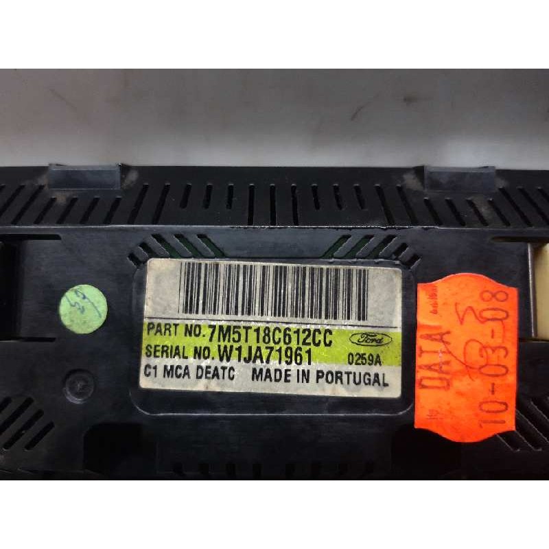 Recambio de mando climatizador para ford focus lim. (cb4) titanium referencia OEM IAM 7M5T18C612CC - Blanco 3