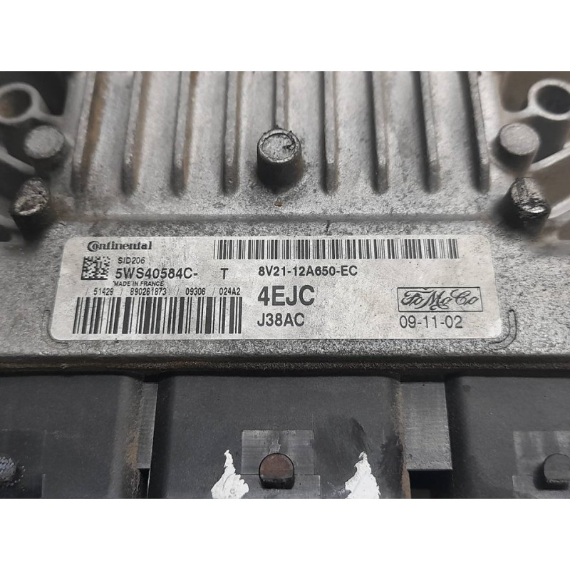 Recambio de centralita motor uce para ford fiesta (cb1) trend referencia OEM IAM 8V2112A650EC 5WS40584C - Gris 3