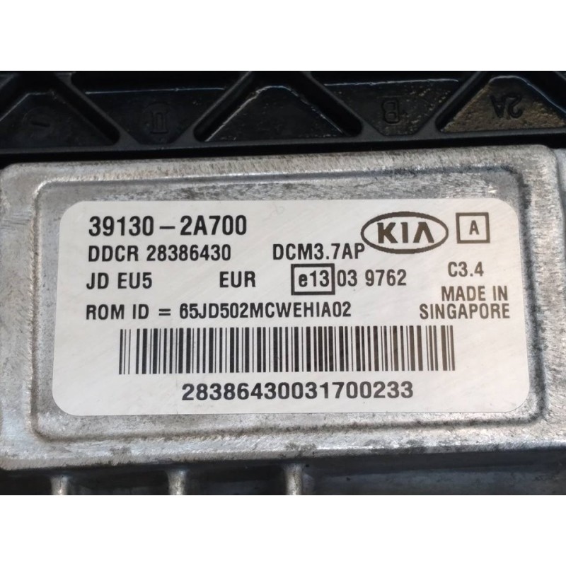 Recambio de centralita motor uce para kia cee'd concept referencia OEM IAM 391302A700 - Negro 2