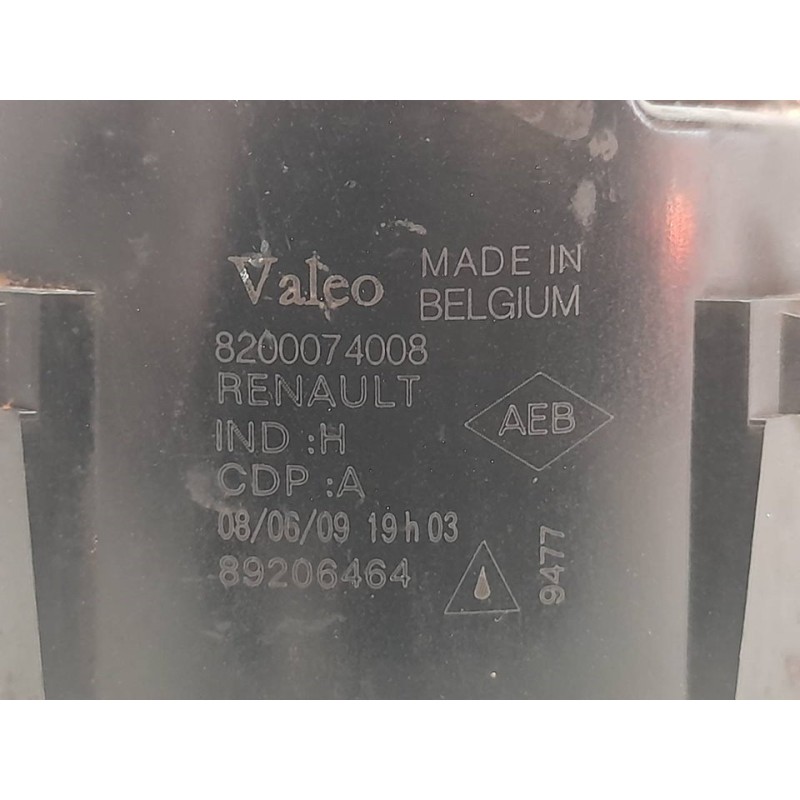 Recambio de faro antiniebla izquierdo para renault kangoo expression referencia OEM IAM 8200074008 - Blanco 2