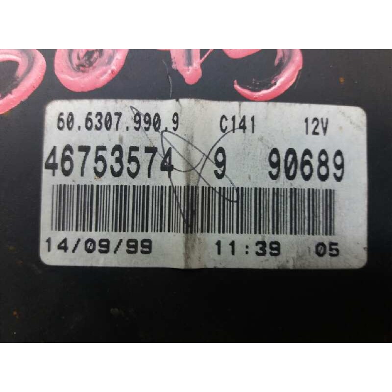 Recambio de cuadro instrumentos para fiat punto berlina (188) 1.2 cat referencia OEM IAM 6063079909 467535749 - Gris 2