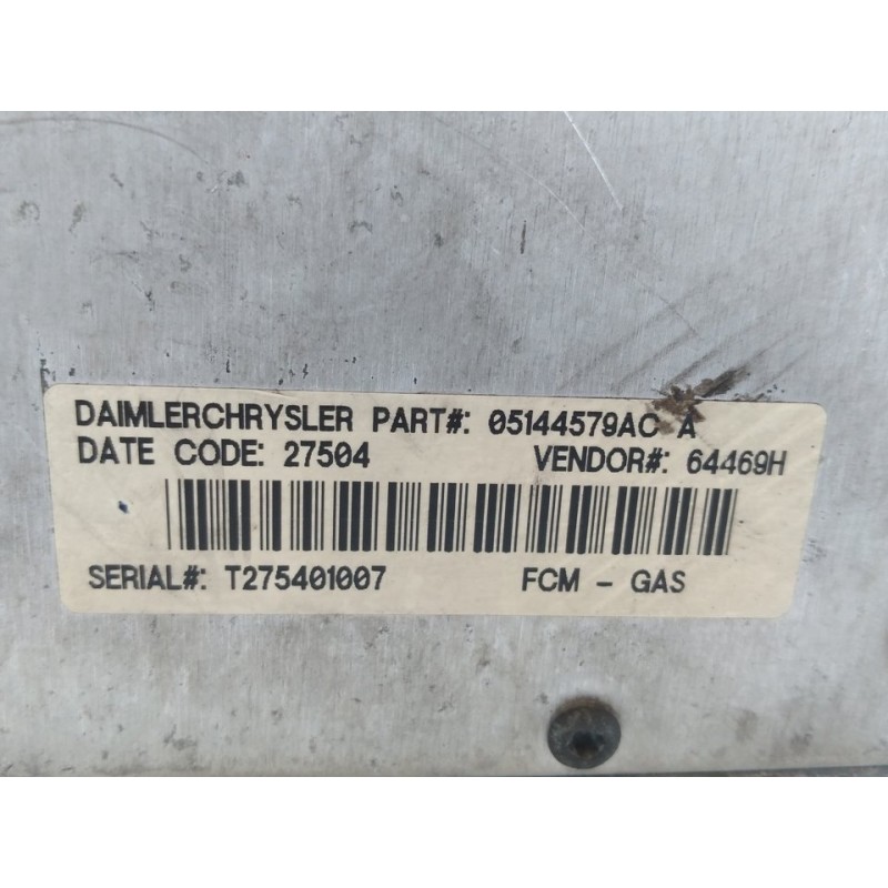 Recambio de caja reles / fusibles para chrysler voyager (rg) 2.8 crd se (d) referencia OEM IAM 05144579AC T275401007 - Gris 2