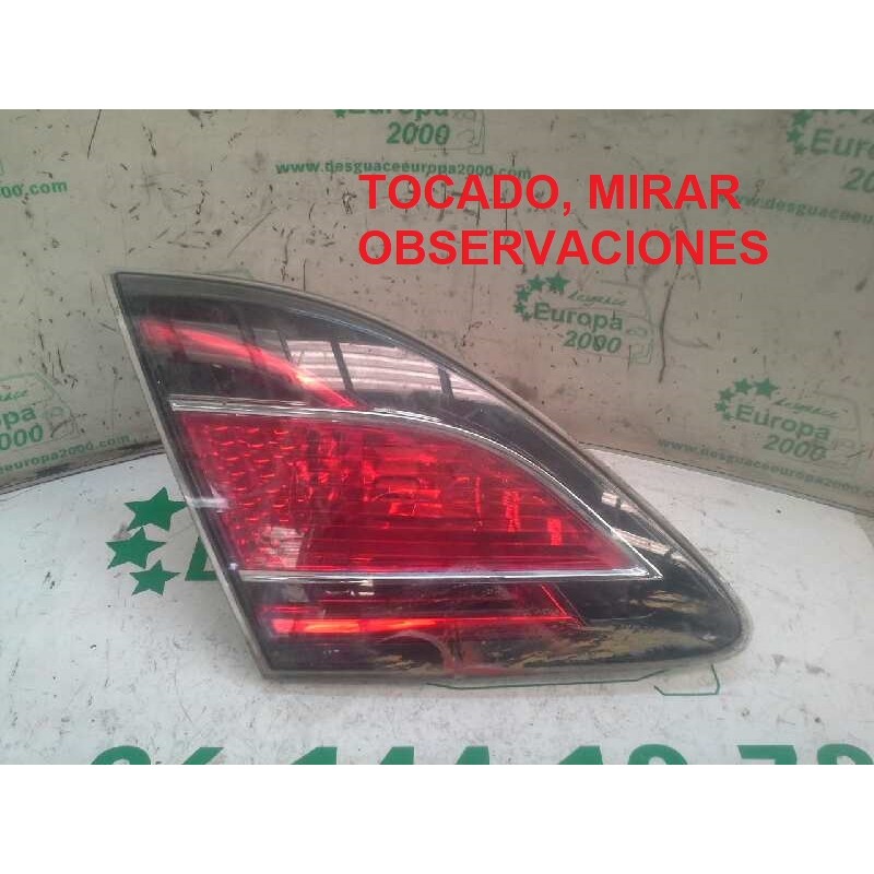 Recambio de piloto trasero izquierdo interior para mazda 6 lim. (gh) 2.0 crtd 140cv active (4-ptas.) referencia OEM IAM - Negro