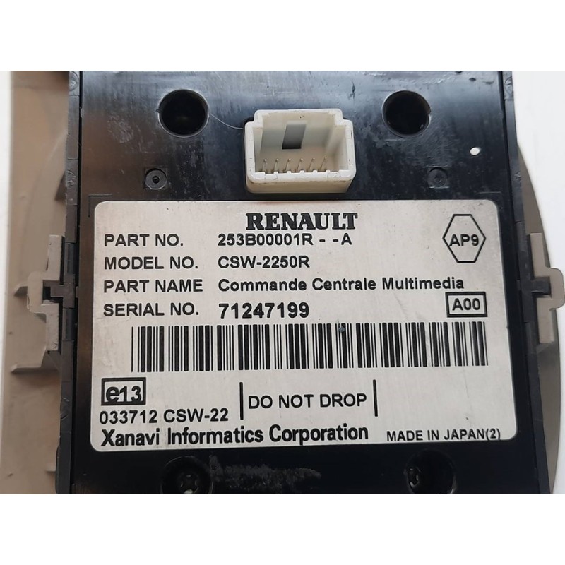 Recambio de mando multifuncion para renault scenic ii grand privilege referencia OEM IAM 253B00001RA 71247199 2