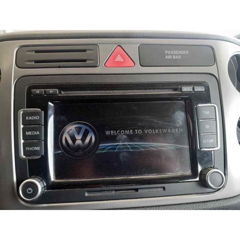 Recambio de pantalla multifuncion para volkswagen tiguan (5n1) advance referencia OEM IAM   