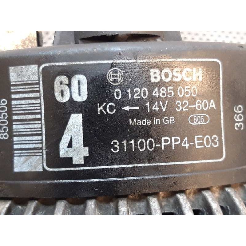 Recambio de alternador para rover coupe referencia OEM IAM 0120485050 31100PP4E3 BOSCH 3