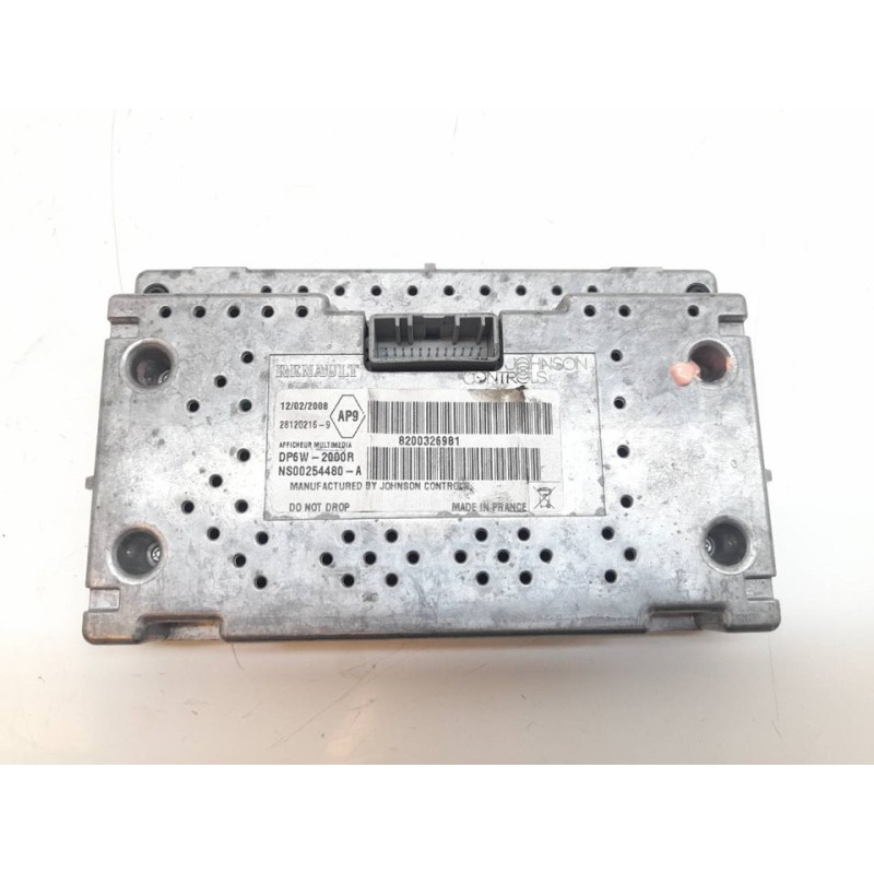 Recambio de pantalla multifuncion para renault scenic ii grand privilege referencia OEM IAM 8200326981 NS00254480A 3