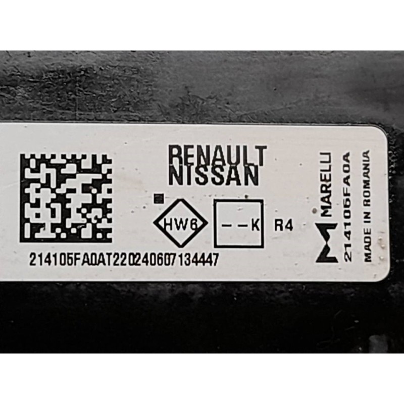 Recambio de radiador agua para renault clio v esprit alpine referencia OEM IAM 214105FA0A - Negro 2
