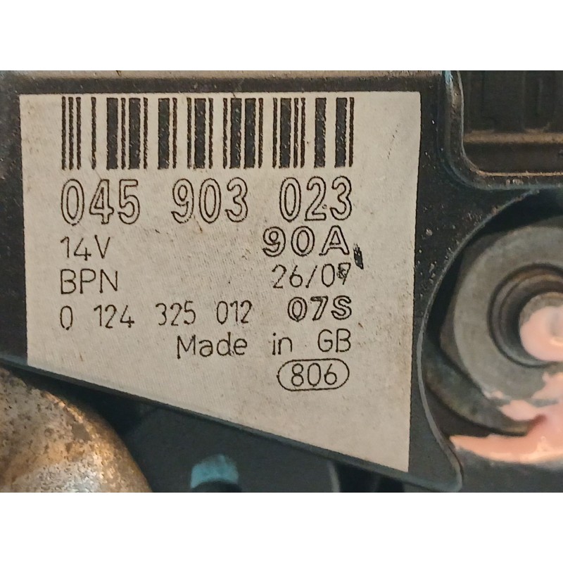Recambio de alternador para skoda fabia (5j2 ) style referencia OEM IAM 045903023 0124325012 - Gris 2