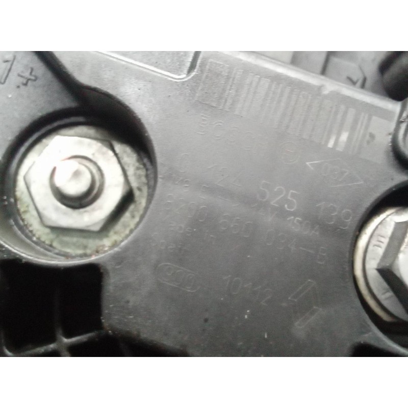 Recambio de alternador para renault kangoo expression referencia OEM IAM 0124525139 8200660034B BOSCH - Blanco 6
