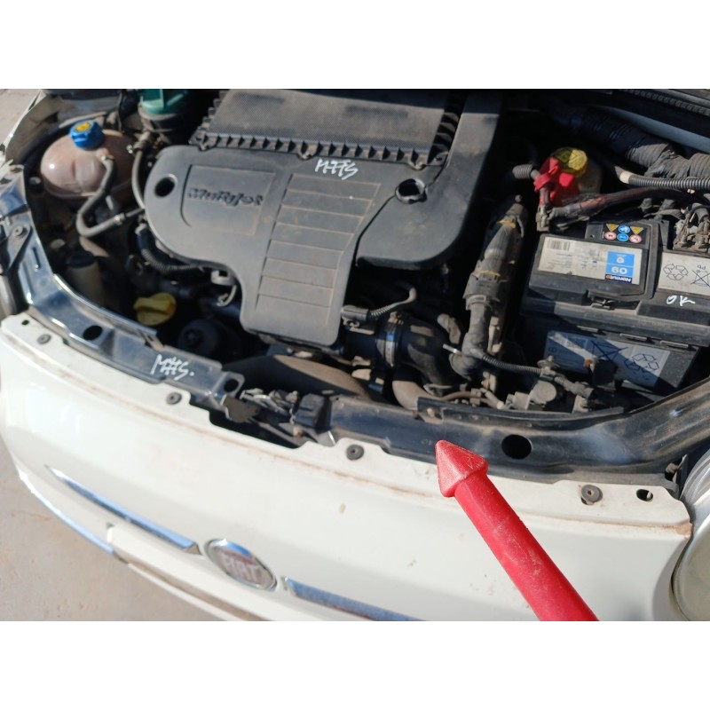 Recambio de panel frontal para fiat 500 (312_) 1.3 d multijet (312axb1a) referencia OEM IAM - Blanco 2