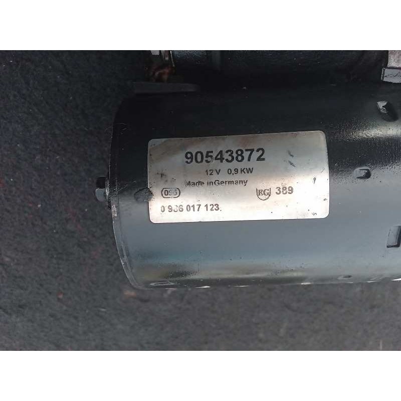 Recambio de motor arranque para opel astra g berlina 1.6 cat (z 16 se / l55) referencia OEM IAM 0986017123  90543872 4