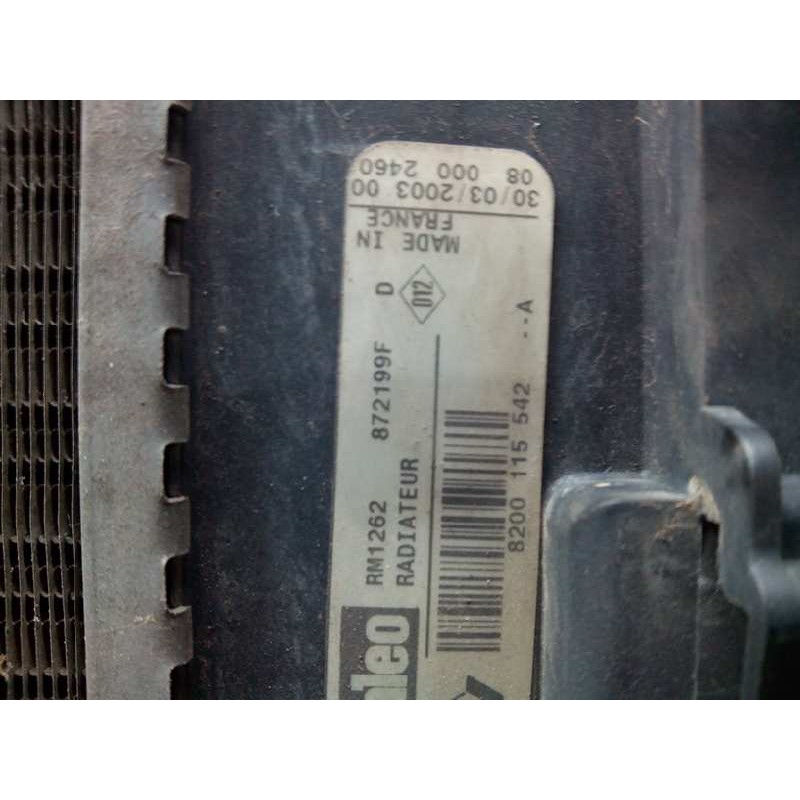 Recambio de radiador agua para renault megane ii berlina 3p 1.5 dci diesel referencia OEM IAM 8200115542 RM1226872199F - Gris 2