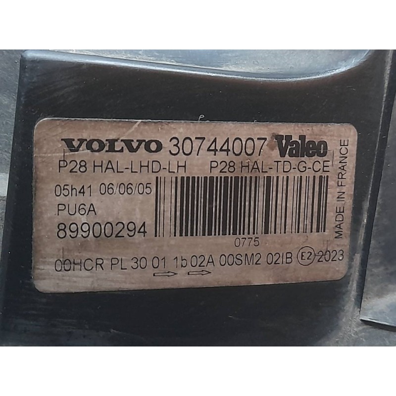 Recambio de faro izquierdo para volvo xc90 2.4 d momentum geartronic (7 sitze) referencia OEM IAM 30744007 89900294 VALEO 2