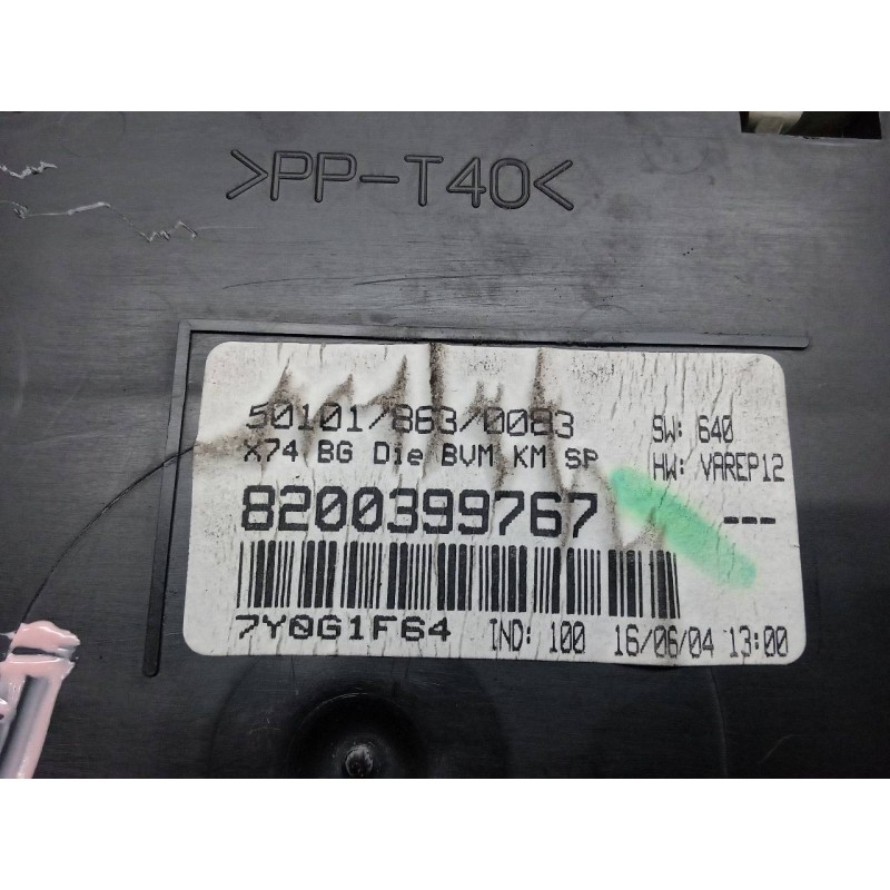 Recambio de cuadro instrumentos para renault laguna ii (bg0) authentique referencia OEM IAM 8200399767  JAEGER 4