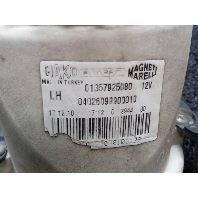 Recambio de faro antiniebla izquierdo para peugeot bipper tepee outdoor referencia OEM IAM 01357925080 2