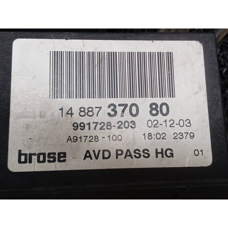 Recambio de elevalunas delantero derecho para fiat ulysse (179) 2.2 jtd dynamic referencia OEM IAM 1488737080  BROSE - Gris 6