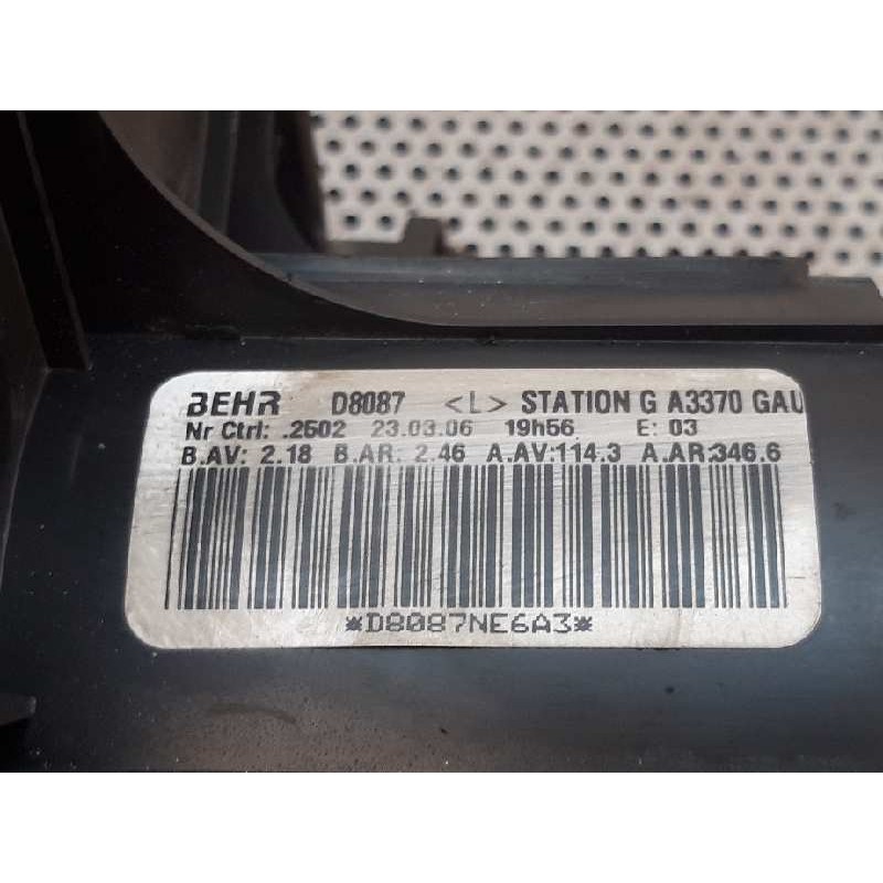 Recambio de motor calefaccion para opel zafira b cosmo referencia OEM IAM D8087NE6A3  BEHR - Azul 2