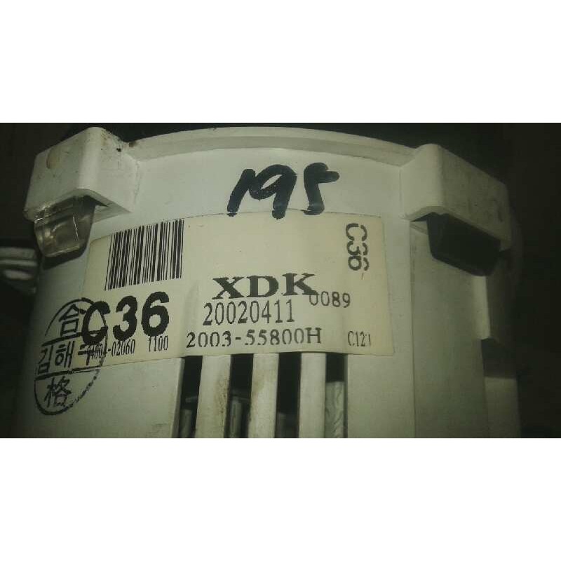 Recambio de cuadro instrumentos para hyundai atos prime (mx) 1.0 cat referencia OEM IAM 20020411 C36 - Amarillo 3