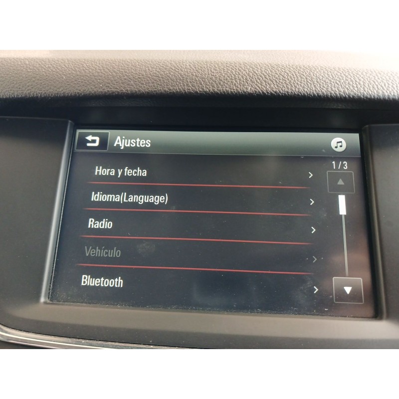 Recambio de pantalla multifuncion para opel astra k (b16) 1.0 turbo (68) referencia OEM IAM - Marrón 4
