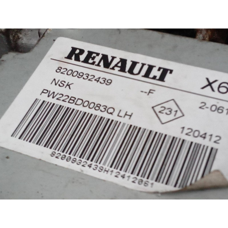 Recambio de columna direccion para renault kangoo expression referencia OEM IAM 8200932439 PW22BD0083QLH - Blanco 6