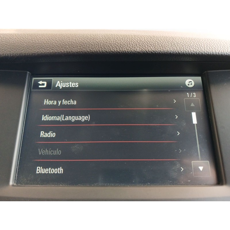 Recambio de pantalla multifuncion para opel astra k (b16) 1.0 turbo (68) referencia OEM IAM - Marrón 5