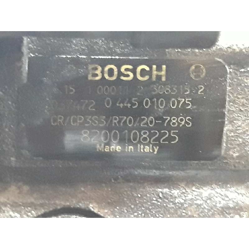 Recambio de bomba inyeccion para renault megane ii familiar dynamique referencia OEM IAM 0445010075 8200108225 BOSCH 4
