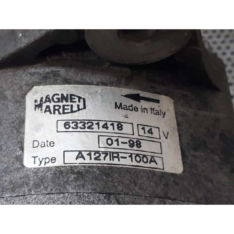 Recambio de alternador para alfa romeo 156 (116) 1.8 16v cat referencia OEM IAM 63321418 A127IR100A - Gris 2