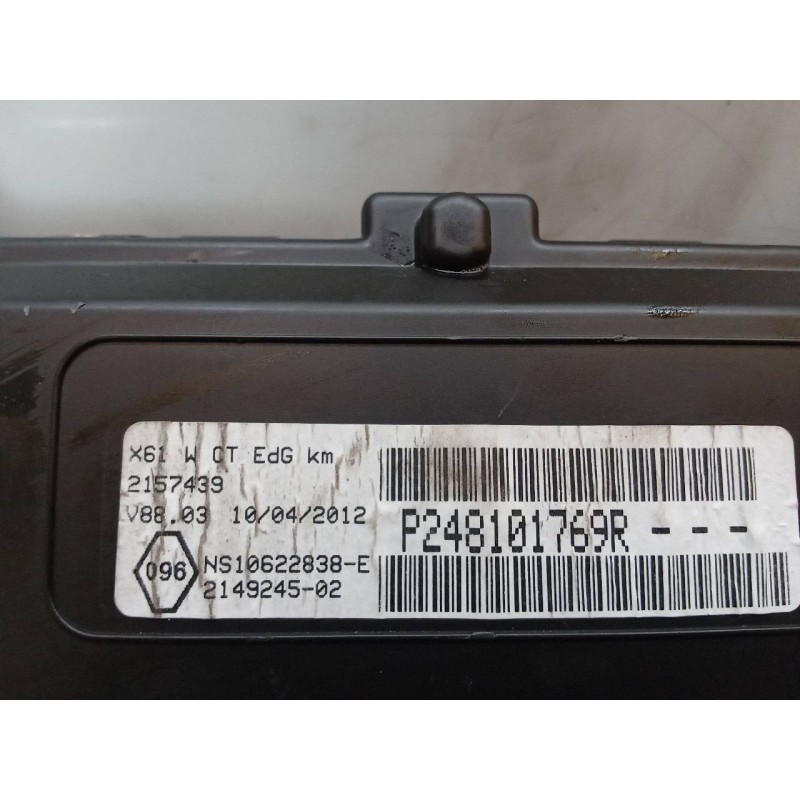 Recambio de cuadro instrumentos para renault kangoo expression referencia OEM IAM P248101769R - Blanco 3