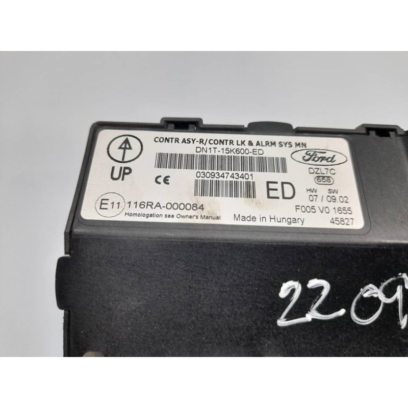 Recambio de centralita check control para ford fiesta (ccn) trend referencia OEM IAM DN1T15K600ED - Blanco 3