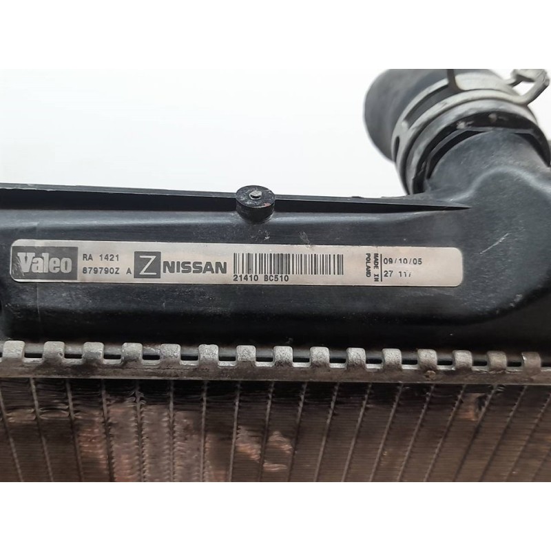Recambio de radiador agua para nissan micra (k12e) 1.5 dci turbodiesel cat referencia OEM IAM 21410BC510 2