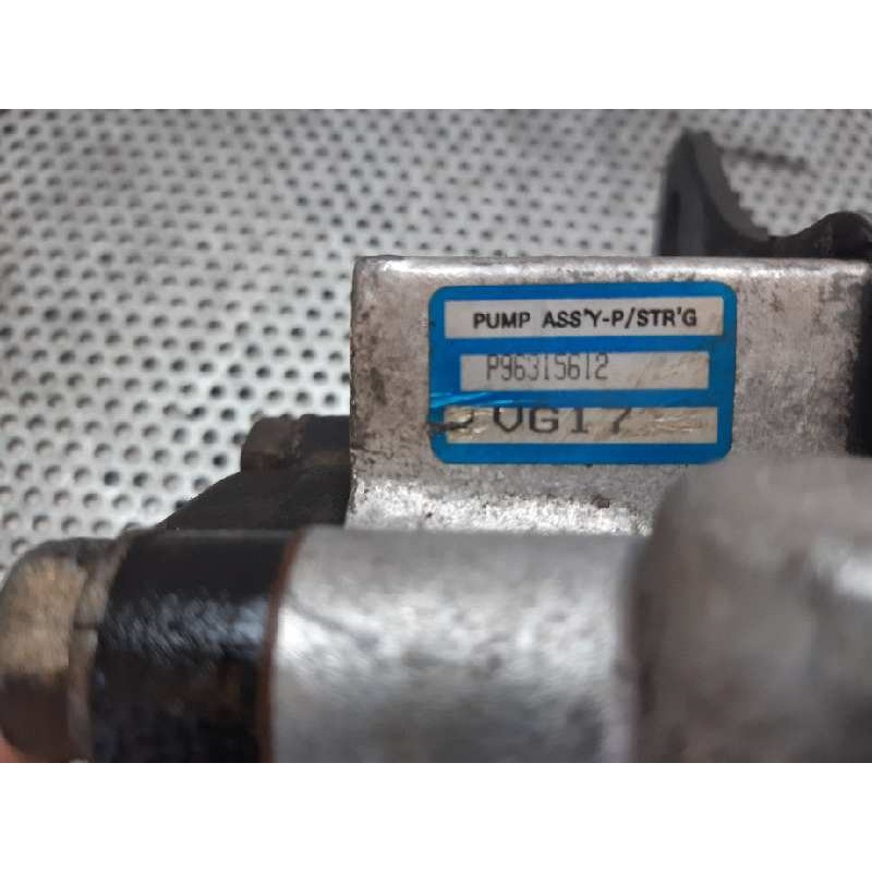 Recambio de bomba direccion para daewoo matiz 0.8 cat referencia OEM IAM P96315612  VG17 4